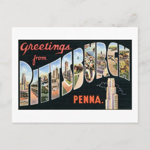 Carte Postale Salutations de Pittsburgh