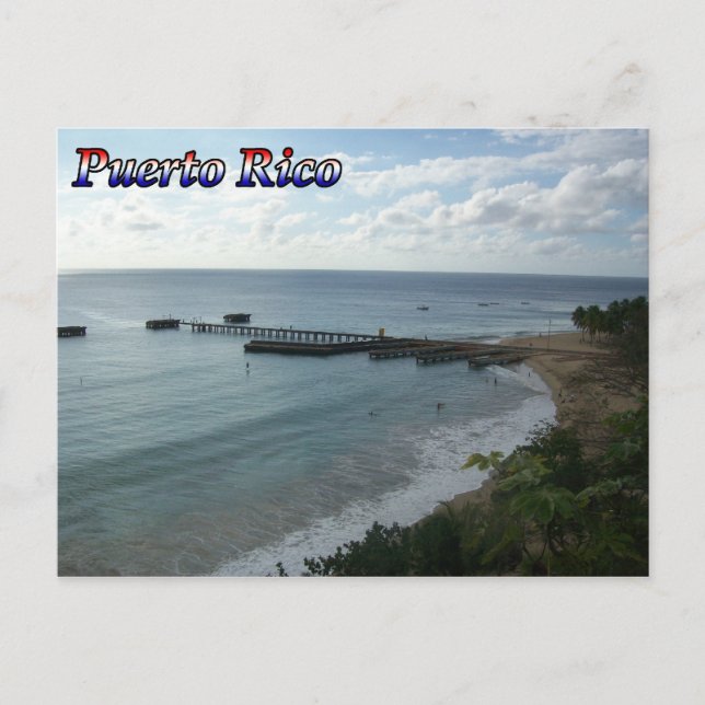 Carte Postale Salutations de Porto Rico (Devant)