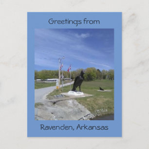 Carte Postale Salutations De Ravenden, Arkansas