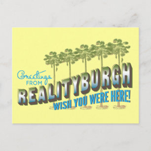 Carte Postale Salutations de Realityburgh - J'aimerais que vous 