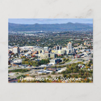 Carte Postale Salutations de Roanoke