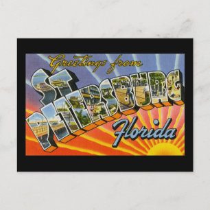 Carte Postale Salutations de Saint-Pétersbourg en Floride
