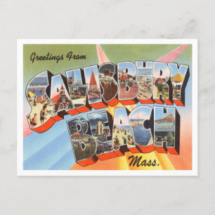 Carte Postale Salutations de Salisbury Beach, Massachusetts