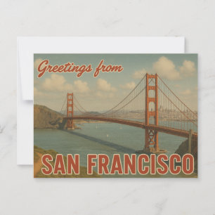 Carte Postale Salutations De San Francisco