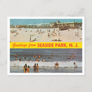 Carte Postale Salutations de Seaside Park, New Jersey Travel