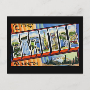 Carte Postale Salutations de Seattle Washington