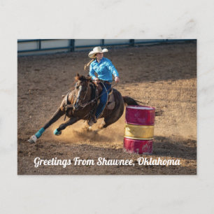 Carte Postale Salutations De Shawnee, Oklahoma Postcard