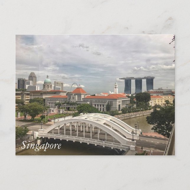 Carte Postale Salutations de Singapour (Devant)