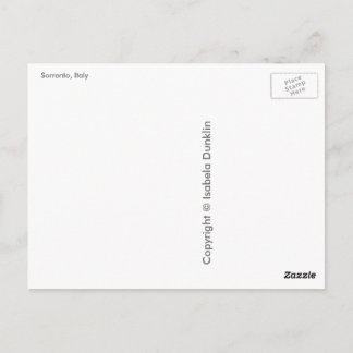 Carte Postale Salutations de Sorrento, Italie