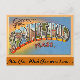 Carte Postale Salutations de Springfield