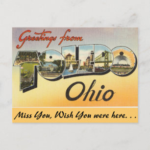 Carte Postale Salutations de Toledo