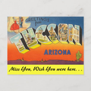 Carte Postale Salutations de Tucson