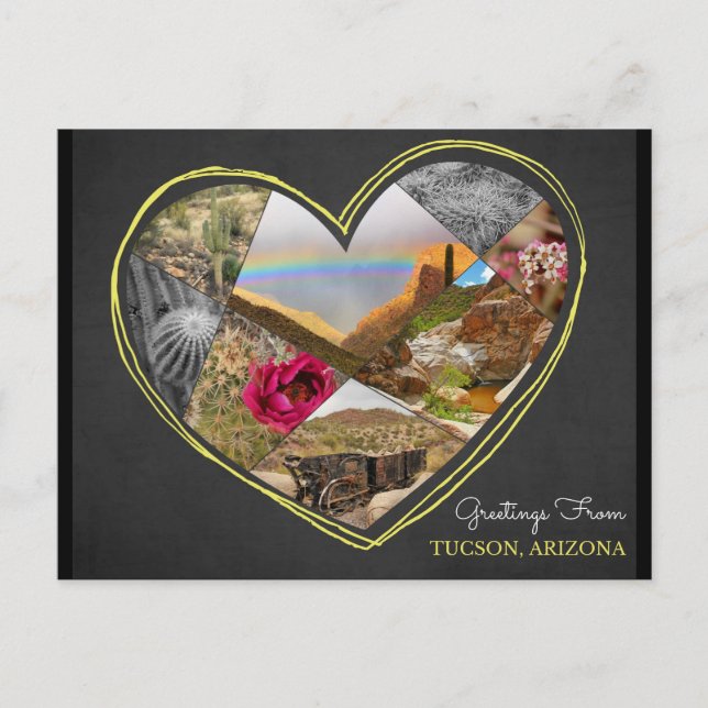 Carte Postale Salutations de Tucson, Arizona ♥ Postcard (Devant)