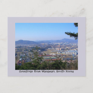 Carte Postale Salutations de Waegwan, Corée du Sud