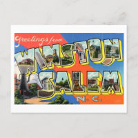 Salutations de Winston-Salem, Caroline du Nord