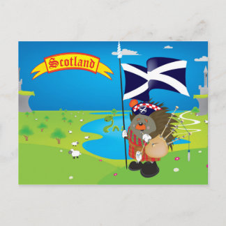 Carte Postale Salutations d'Ecosse
