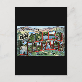 Carte Postale Salutations des Great Smokey Mountains