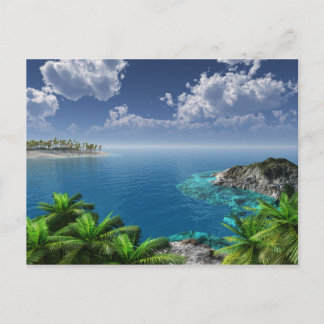 Carte Postale Salutations des îles