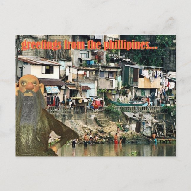 Carte Postale salutations des phillipines (Devant)
