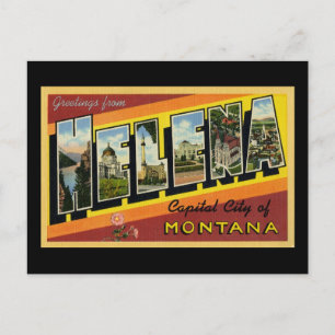 Carte Postale Salutations d'Helena Montana