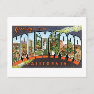 Carte Postale Salutations d'Hollywood !