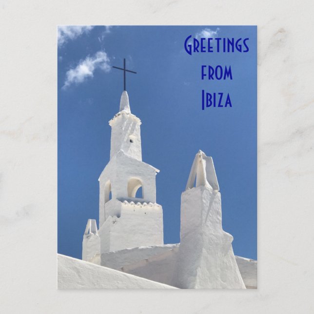 Carte Postale Salutations d'Ibiza (Devant)