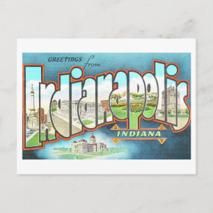 Carte Postale Salutations d'Indianapolis