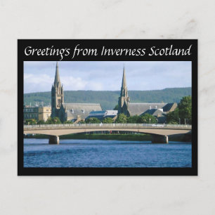 Carte Postale Salutations d'Inverness Scotland