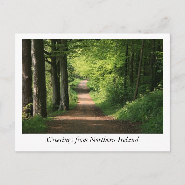 Carte Postale Salutations d'Irlande du Nord (Devant)