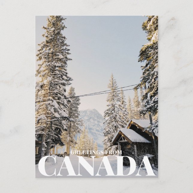 Carte Postale Salutations du Canada (Devant)