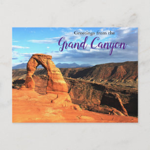 Carte Postale Salutations du Grand Canyon  