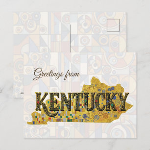 Carte Postale Salutations du Kentucky