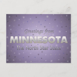 Carte Postale Salutations du Minnesota