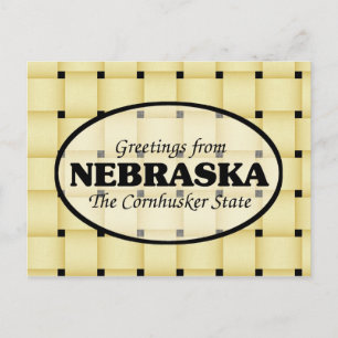 Carte Postale Salutations du Nebraska