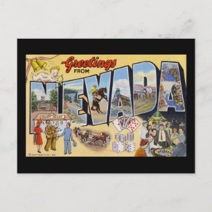 Carte Postale Salutations du Nevada