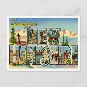 Carte Postale Salutations Du New Hampshire