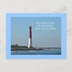 Carte Postale Salutations du New Jersey - Barnegat Light