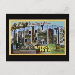 Carte Postale Salutations Du Parc National Yosemite