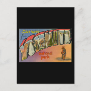 Carte Postale Salutations Du Parc National Yosemite
