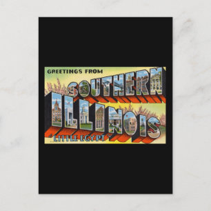 Carte Postale Salutations du sud de l'Illinois Little Egypt