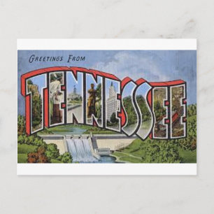 Carte Postale Salutations Du Tennessee