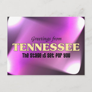 Carte Postale Salutations du Tennessee