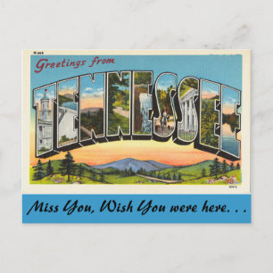 Carte Postale Salutations du Tennessee