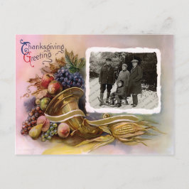 Carte postale Salutations Photo Thanksgiving