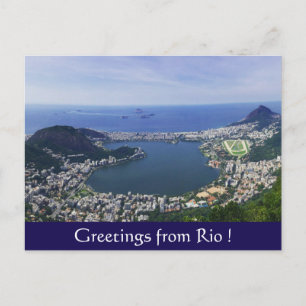 Carte Postale salutations rio