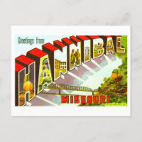 Salutations Vintage d'Hannibal, Missouri,