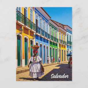 Carte Postale Salvador Brésil Perlourinho Voyage