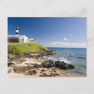 Carte Postale Salvador, Brésil. Porto da Barra et le