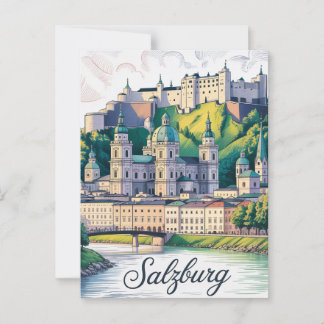 Carte Postale Salzbourg Autriche