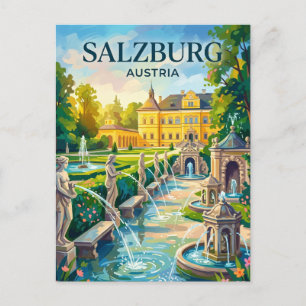 Carte Postale Salzbourg - Château de Hellbrunn Autriche